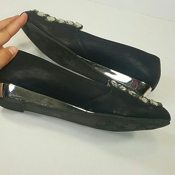 JOAN BOYCE Rhinestone Flats. Size 9.5W - Picture 5 of 7